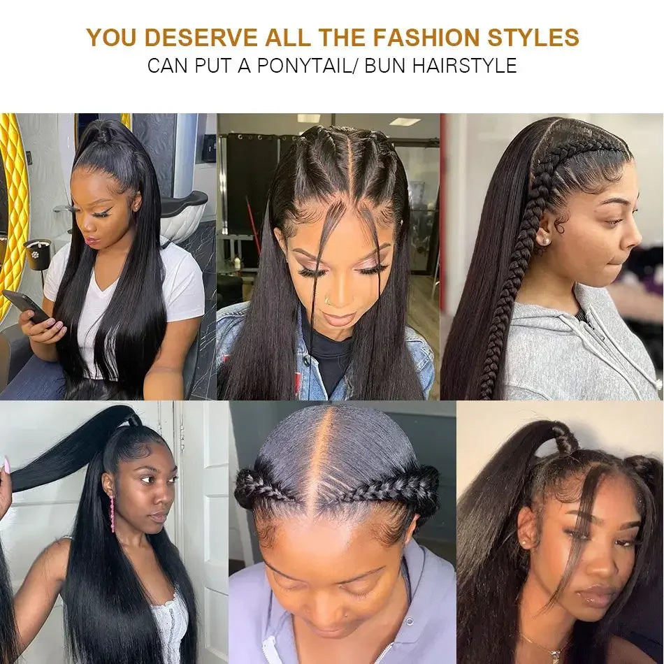 Perruque Lace Frontal HD 13x4 lisse cheveux humain 100% Naturels l Triple K store