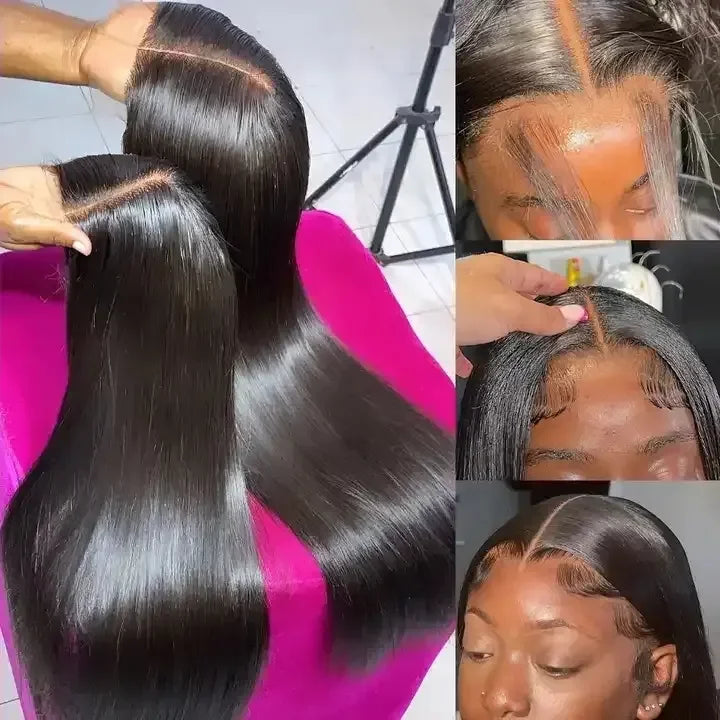 Perruque Lace Frontal HD 13x4 lisse cheveux humain 100% Naturels l Triple K store