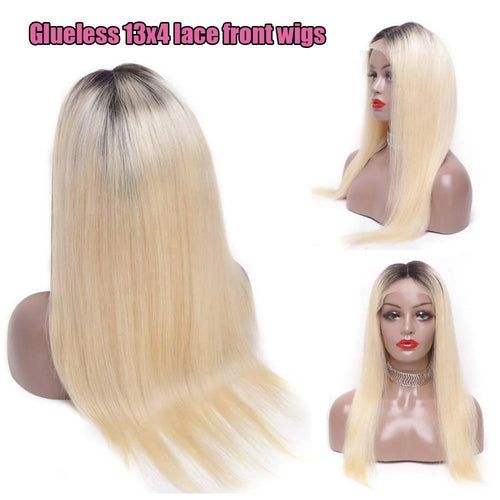 Perruque  lace frontale HD 13x4 blonde 613 Double Drawn- cheveux 100% Naturel
